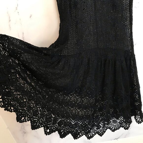 Jen’s Pirate Booty MATRIMONY MAXI DRESS Black crochet lace - Picture 3 of 7